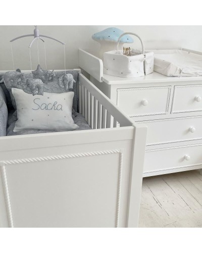 Lit Bébé Valentine Matelas 70x150 cm