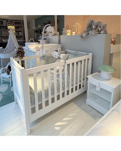 Baudou Paris - Lit Bébé Valentine - Matelas 60x120 cm