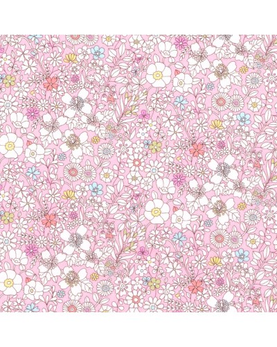 Baudou Paris - Parure Housse De Couette Liberty Avec Taie Bébé et Enfant