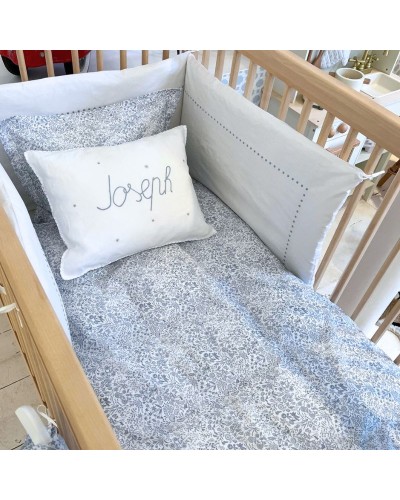 Baudou Paris - Parure Housse De Couette Liberty Avec Taie Bébé et Enfant