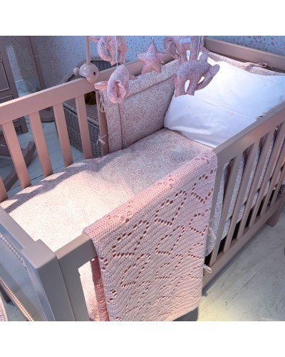 Baudou Paris - Parure Housse De Couette Liberty Avec Taie Bébé et Enfant