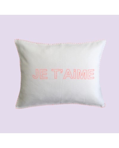 Coussin Je T'aime 35x45 cm