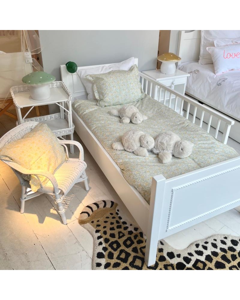 Baudou Paris - Lit Enfant Léo Moulure Matelas 70x150 cm