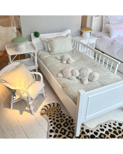 Baudou Paris - Lit Enfant Léo Moulure Matelas 70x150 cm