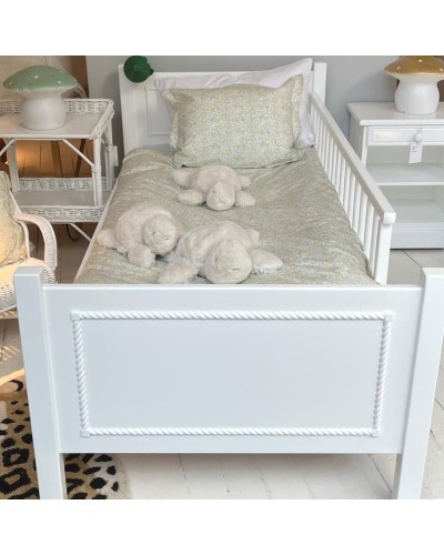 Baudou Paris - Lit Enfant Léo Moulure Matelas 70x150 cm